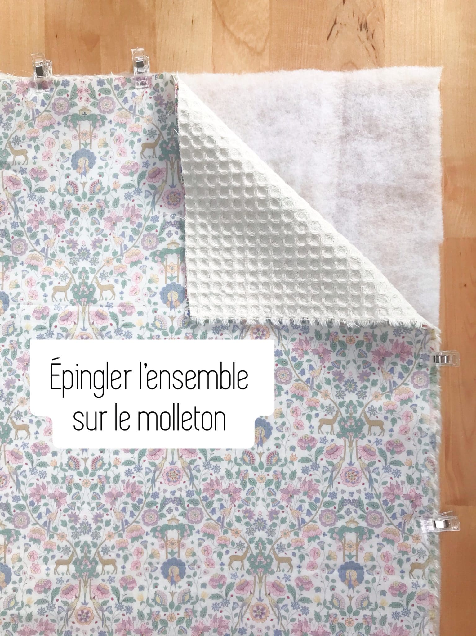 Comment Coudre Un Tapis Langer Nomade Merci Jeannette