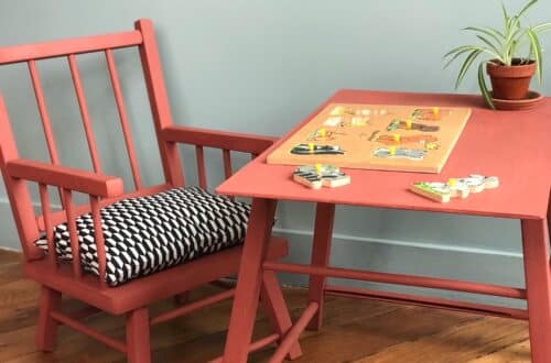 Comment fabriquer une chaise et une table pour bébé